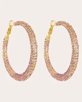 The Gisele hoops - pink